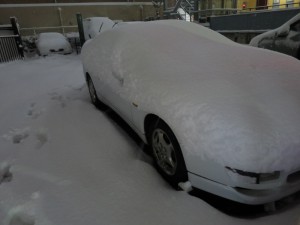 雪です。